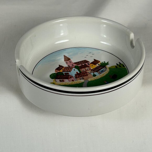 Villeroy & Boch Luxembourg Design Naif porcelain ashtray - Picture 2 of 4